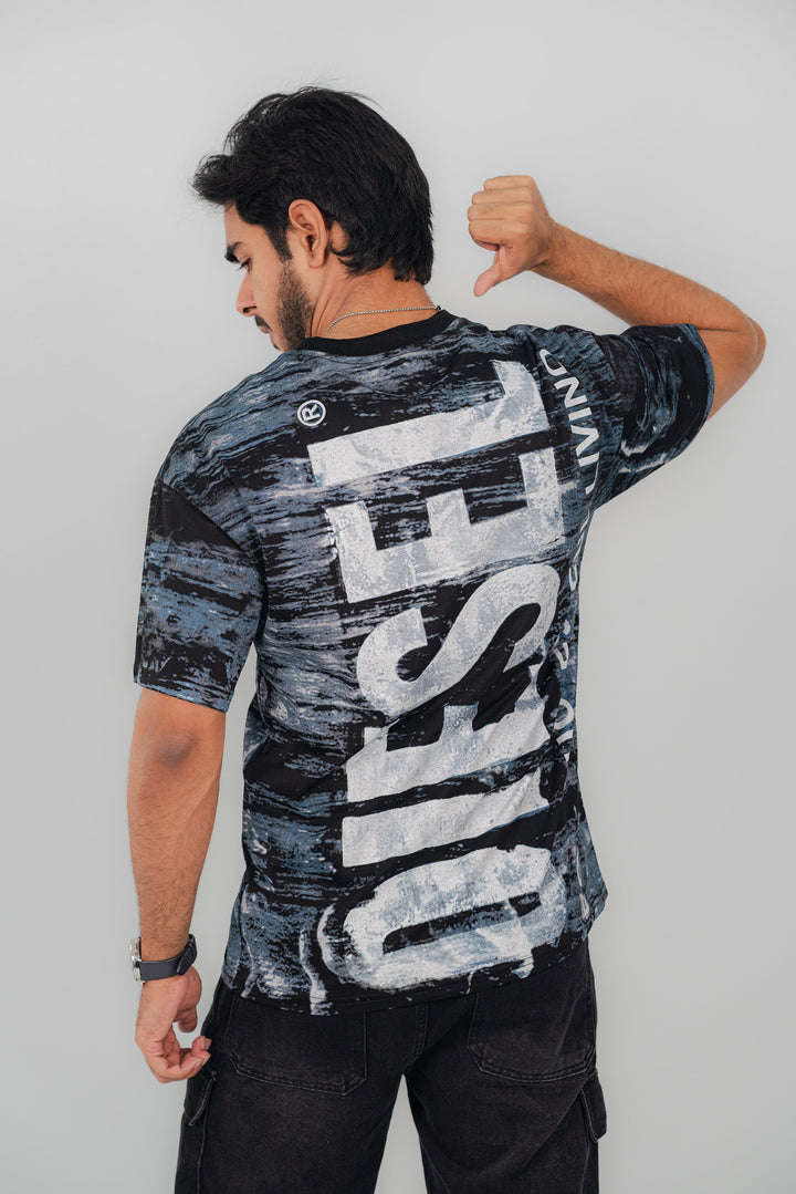 Diesel Faded Black T-Shirt TS-2254 SPLAYD