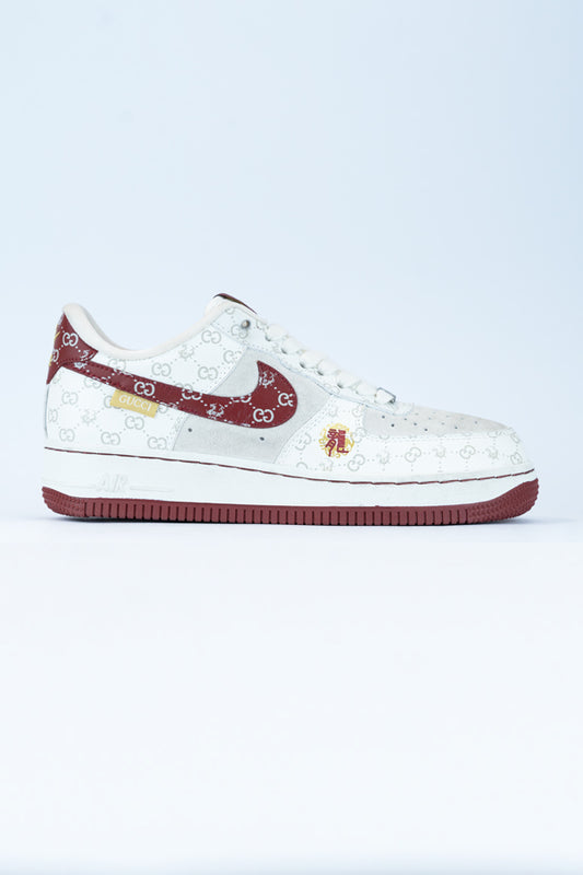 AF-1Gucci Red Metallic Gold