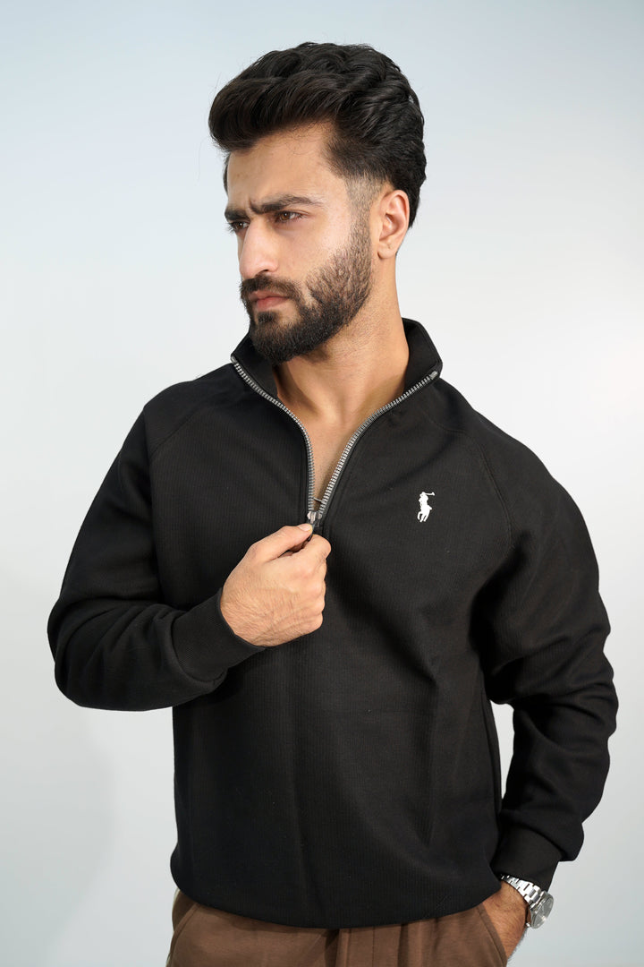 RL Black Zip Sweatshirt SS-3304 SPLAYD