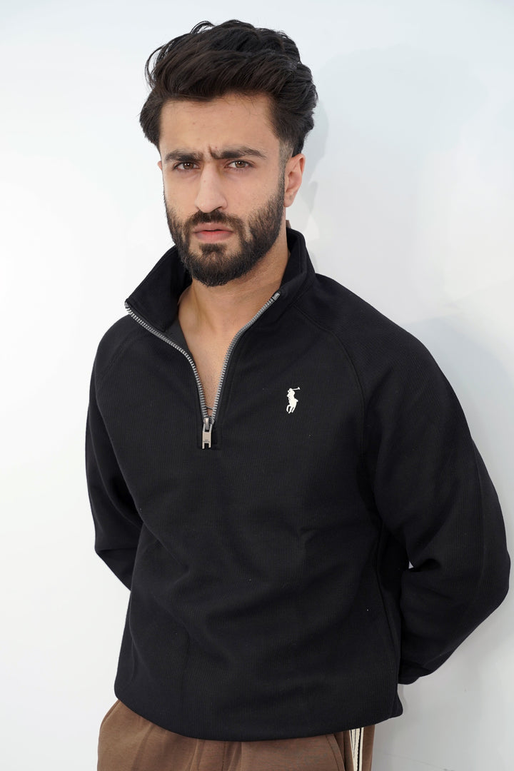 RL Black Zip Sweatshirt SS-3304 SPLAYD