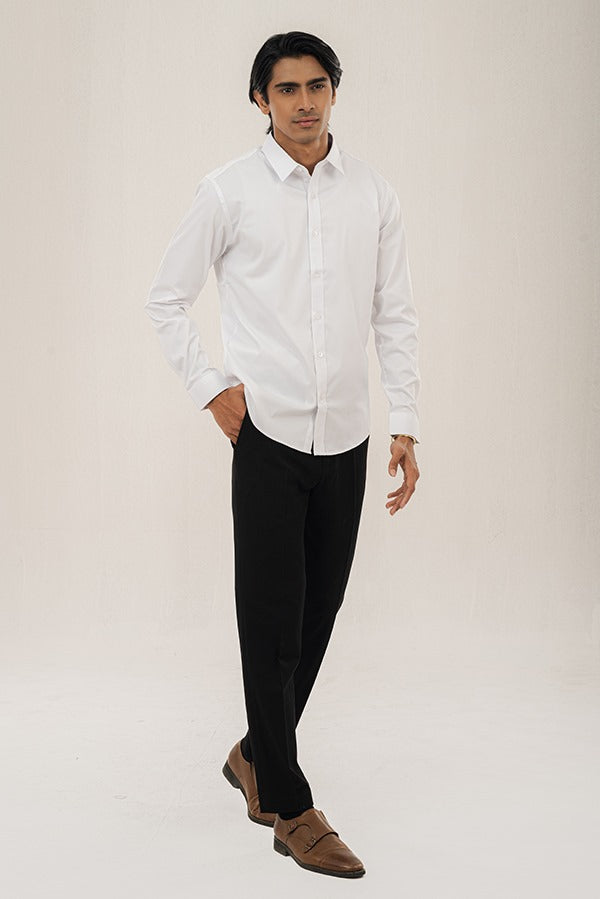Formal Cotton White Shirt FS-0609 SPLAYD