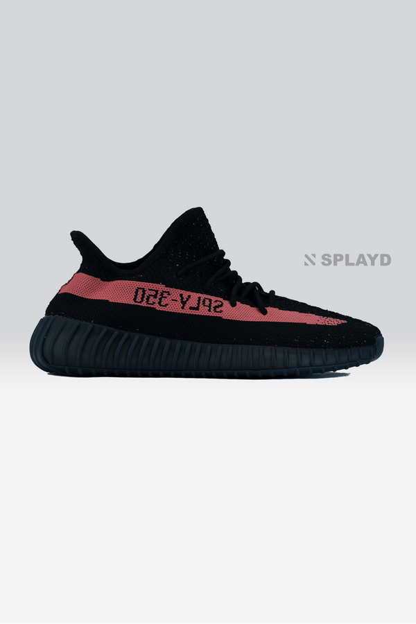 Yezzy 350 V2 Core Red Black 1:1 SPLAYD