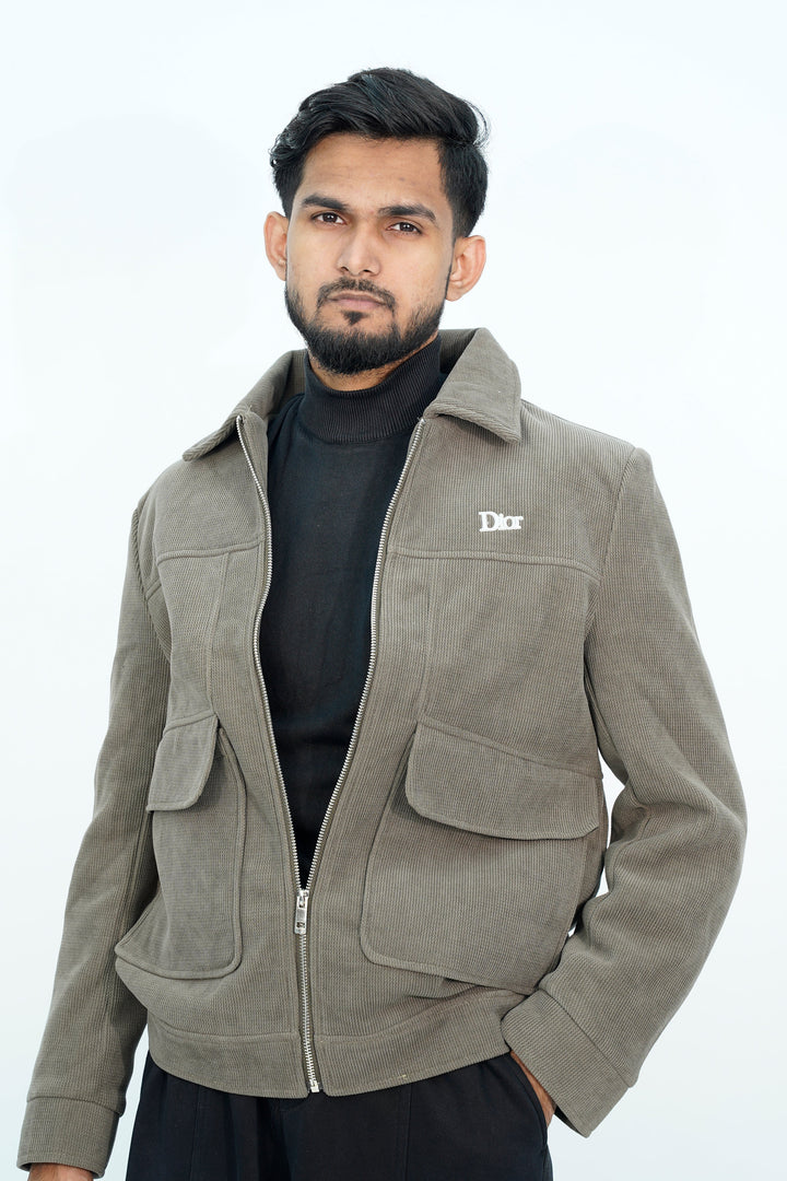 Zipper Dior Olive Jacket ZJ-3006 SPLAYD