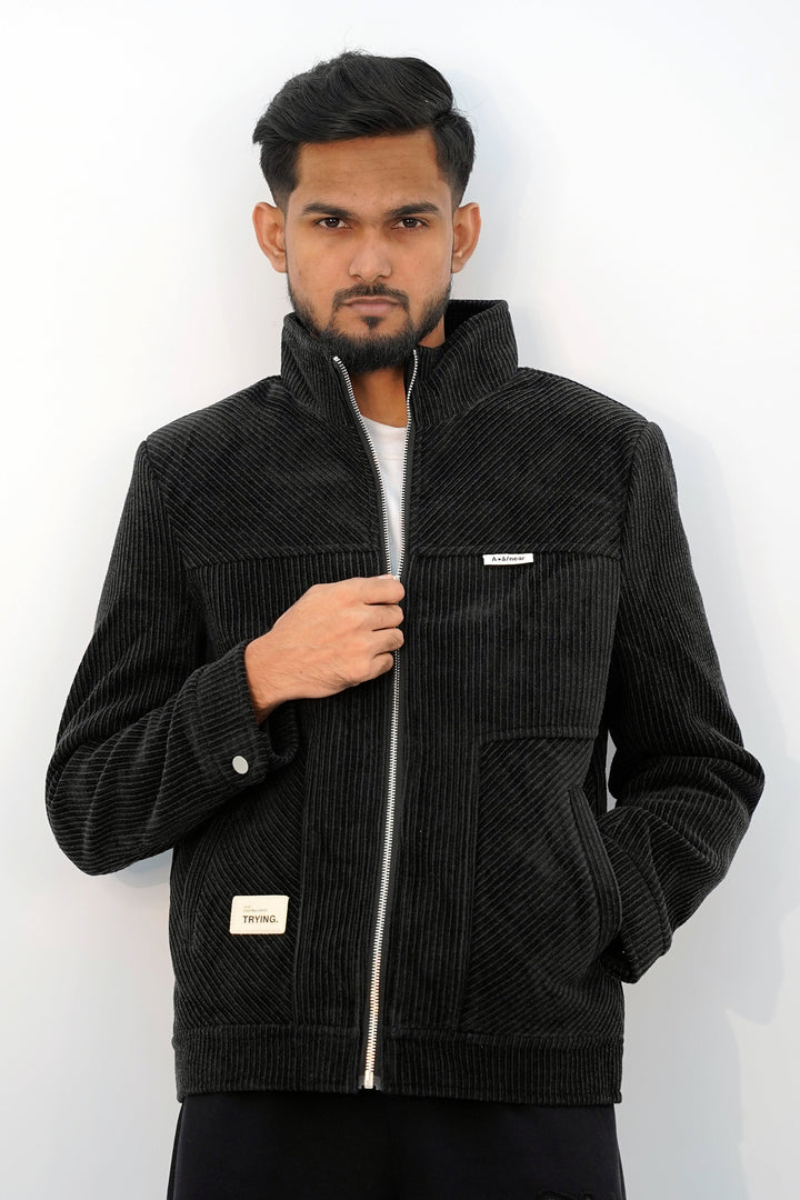 Zipper Near Black Jacket ZJ-3001 SPLAYD