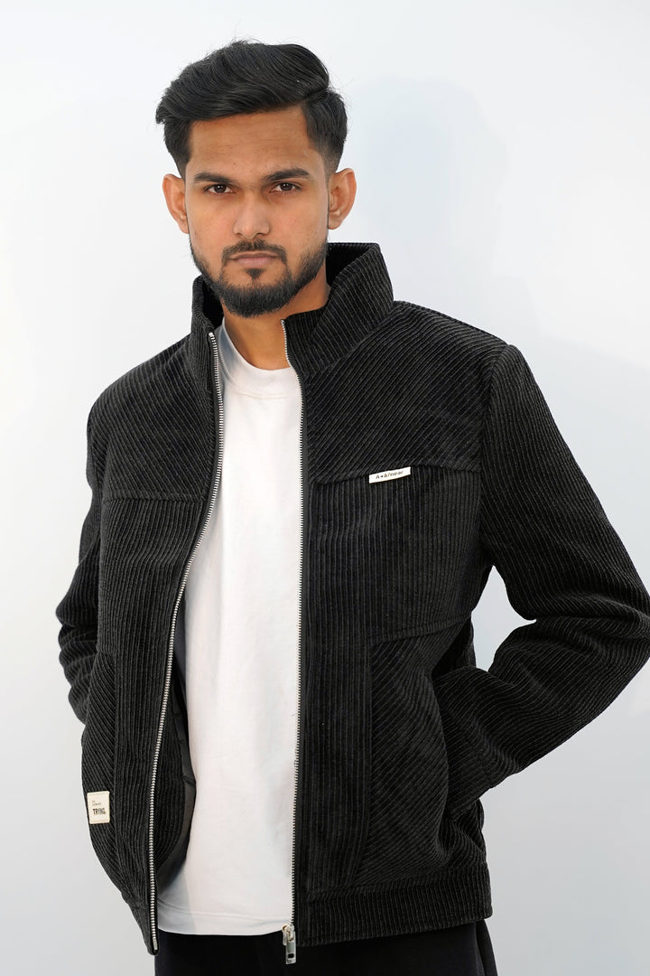 Zipper Near Black Jacket ZJ-3001 SPLAYD