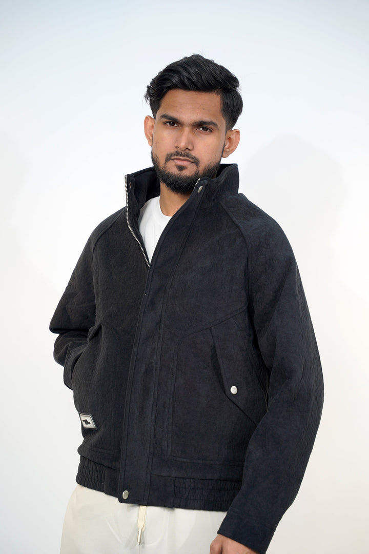 Zipper Pven Black Jacket ZJ-3078 SPLAYD