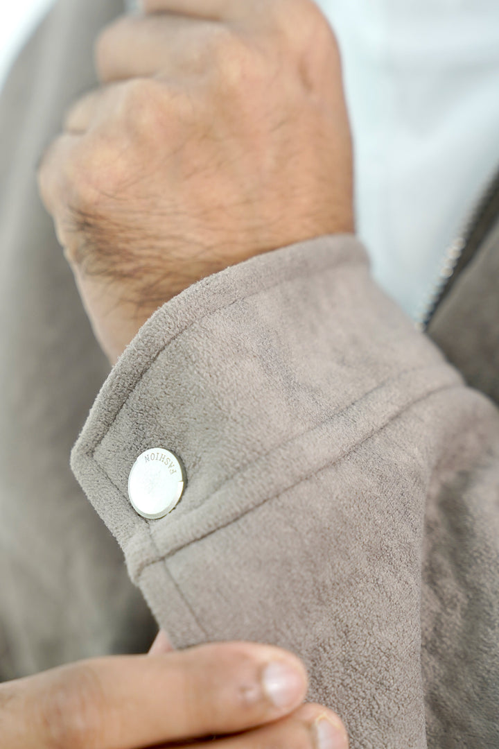 Zipper Pven Brown Jacket ZJ-3080 SPLAYD