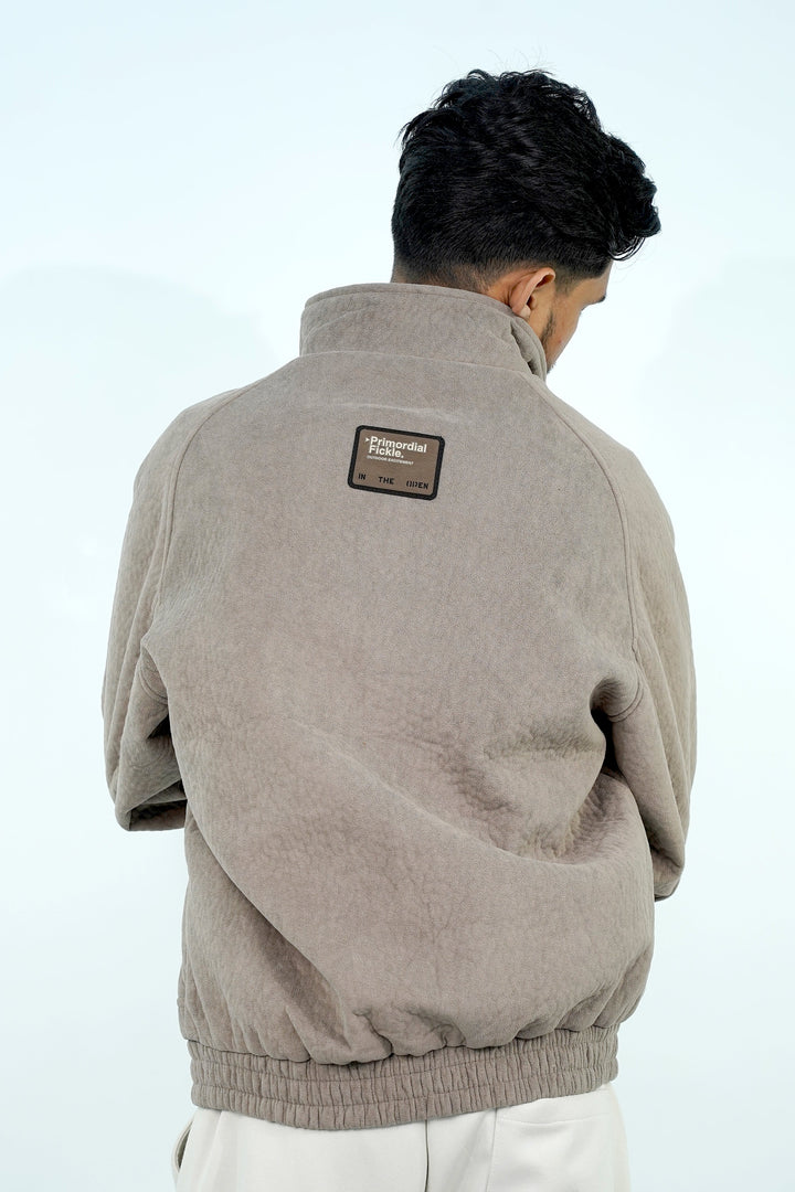 Zipper Pven Brown Jacket ZJ-3080 SPLAYD