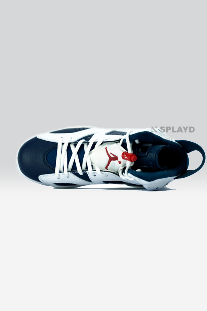 Jordan-6 Olympic White Navy 1:1 Splayd