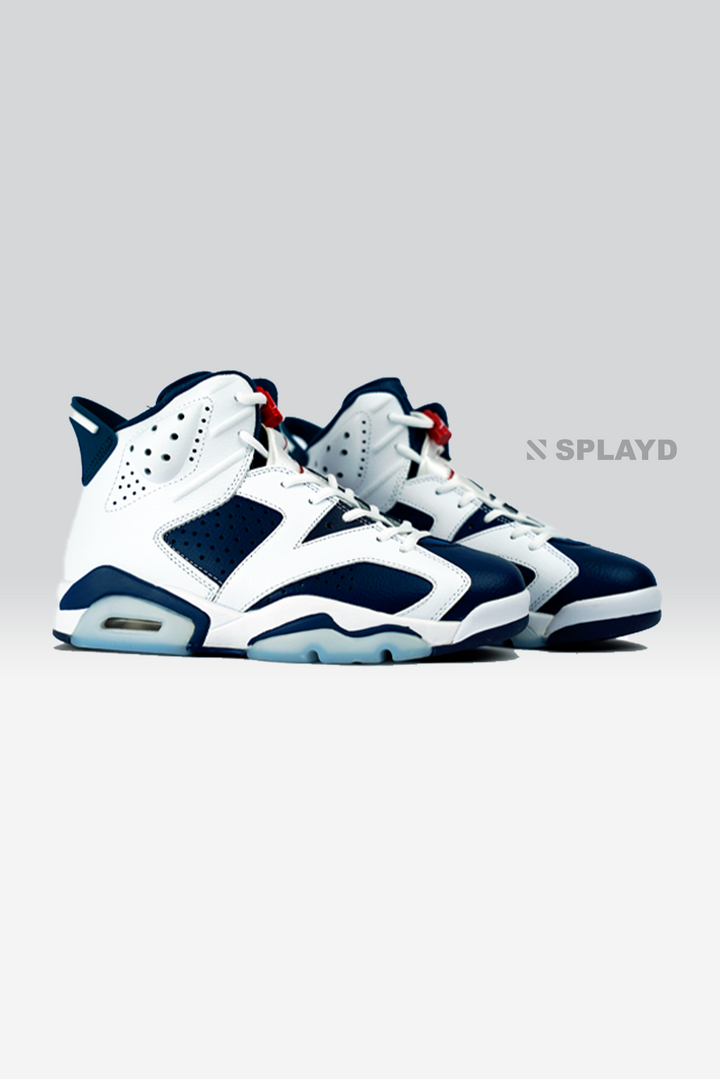 Jordan-6 Olympic White Navy 1:1 Splayd