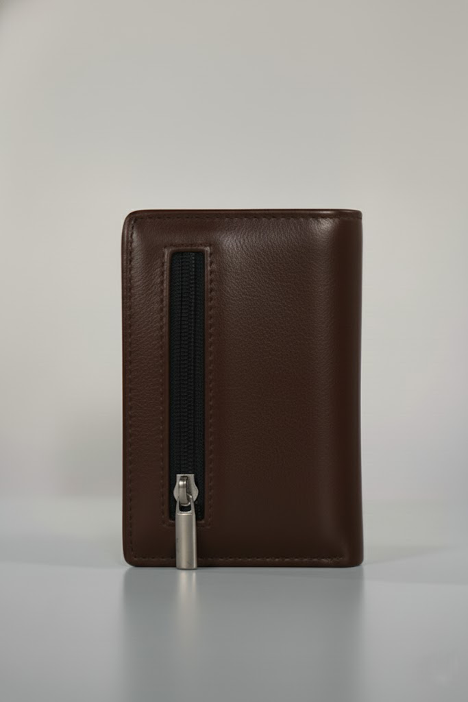 Pop Up Brown Leather Wallet PW-00131 SPLAYD